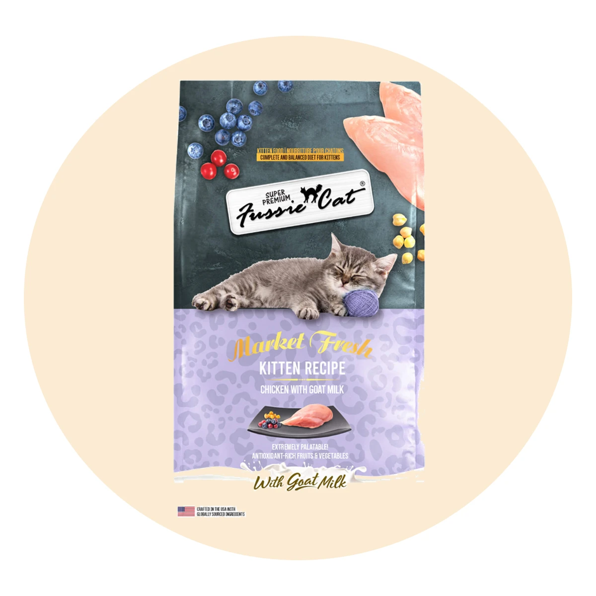 Fussie Cat Market Fresh Grain Free Dry Kitten Food