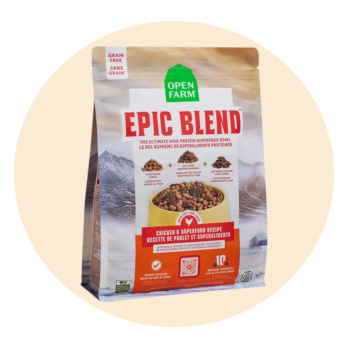 Open Farm Epic Blend Grain Free High Protein Dog Food
