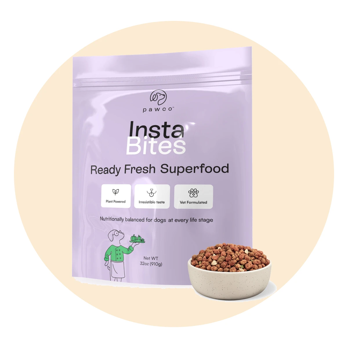 InstaBites Shelf-Stable Plant-Based Dog Food