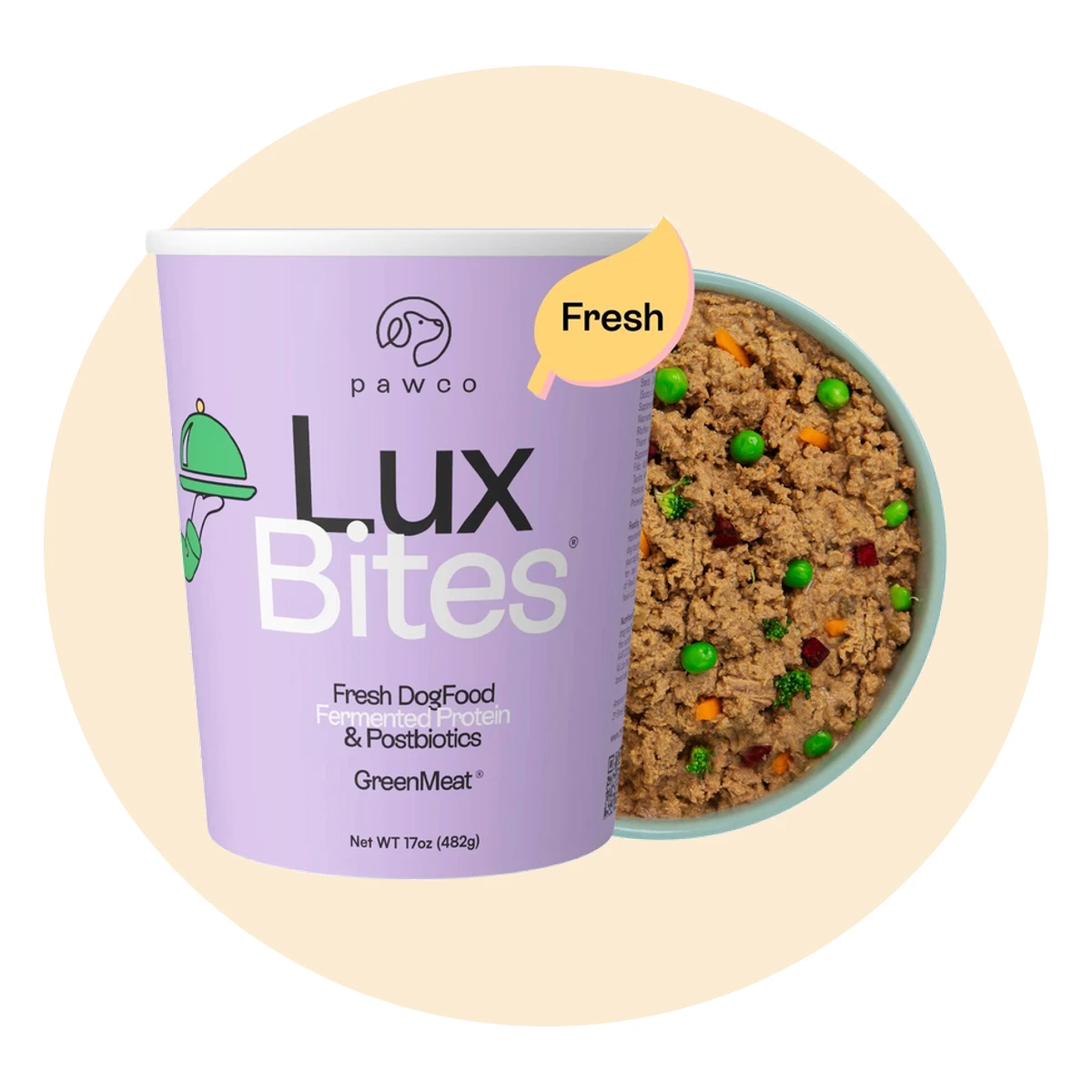 LuxBites Plant-Based Fresh Dog Food